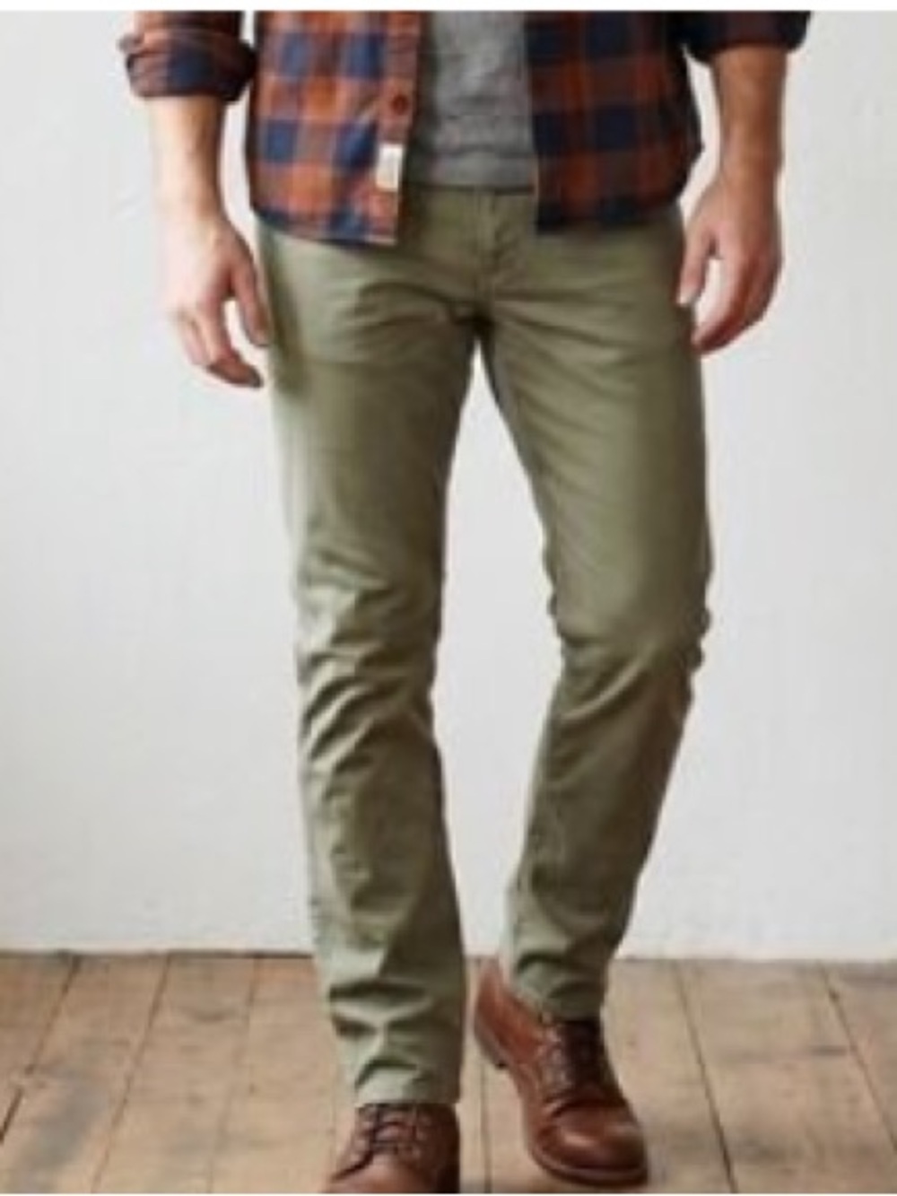 Flint and Tinder Green Pants Sz 36/32 , 31.5 actually